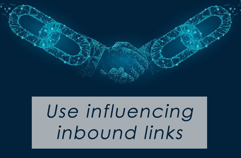 Use influencing inbound links